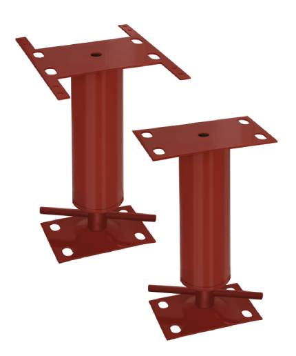 14-18 H Plate Mini-Column Adjustable Permanent Support 3 O.D